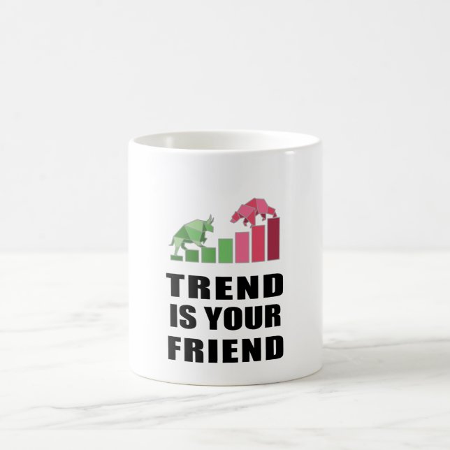 Trend ist dein Freund Kaffeetasse (Mittel)