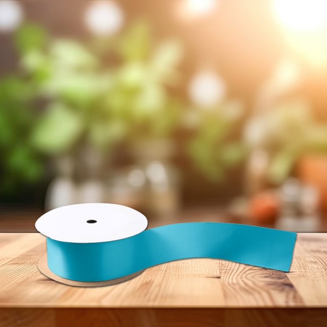 Trend - lebhafte Cyan-Farbe - Solid Satinband (Von Creator hochgeladen)