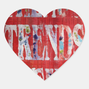 Trend Liebe Aufkleber