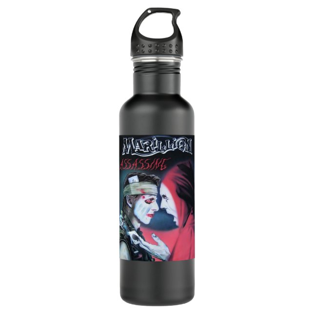 Trend Marillion Geschenke für Musikfans Edelstahlflasche (Vorderseite)