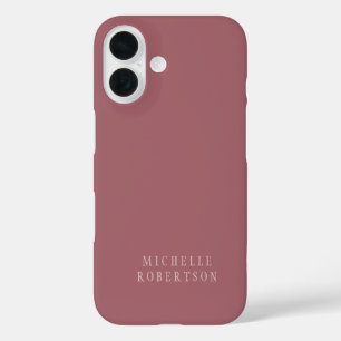 Trend Rose Staub Gold Einzigartig klassisch iPhone 16 Hülle