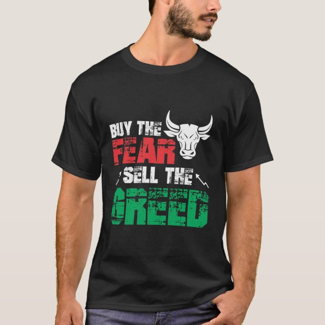 Trend Stock Market Trading Feed Gied Investor T-Shirt (Vorderseite)