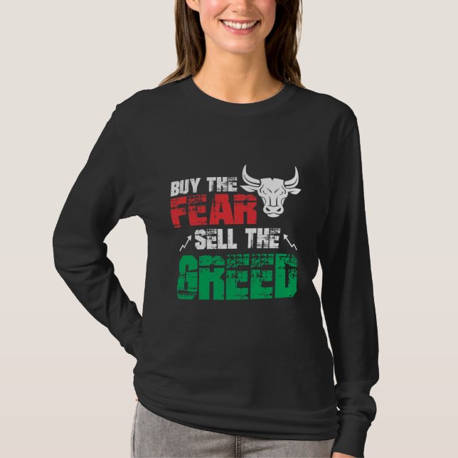 Trend Stock Market Trading Feed Gied Investor T-Shirt (Vorderseite)