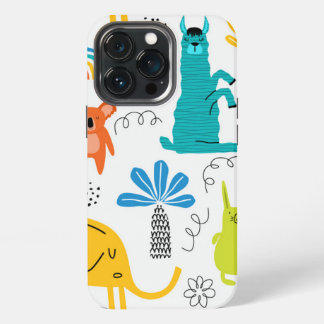 TrendAustralia Blue Orange Green Yellow Tough iPhone 13 Pro Hülle