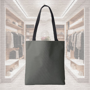 Trendfarbe - Dunkelwaldgraue Tote-Tasche