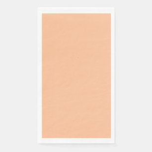 Trendfarbe Peach Fuzz einfarbig Elegant Serviette