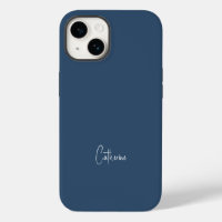 Trendfarbe Serious Blue Minimalist