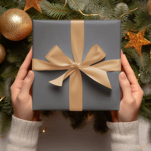 Trendfarben - Schiefergraue Farbe - Massive Rolle Geschenkpapier