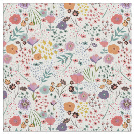 Trendfarbene Blume Blumenmuster Frühling Stoff