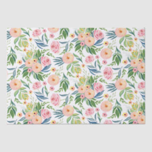 Trendfarbene Pastell-Blume Seidenpapier