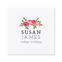 Trendfarbene Vintage Rose Floral Simples