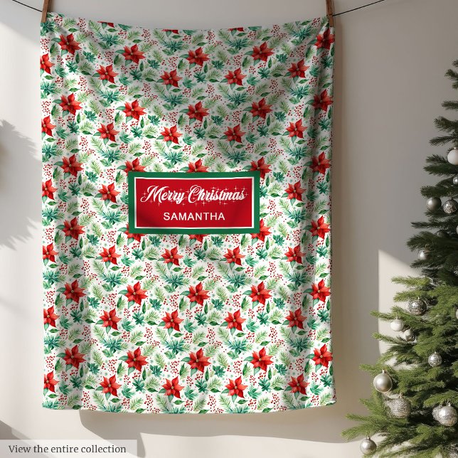 Trendfarbener individuelle Name Klassische Fleece (Trendy watercolor custom name classic gift fleece)