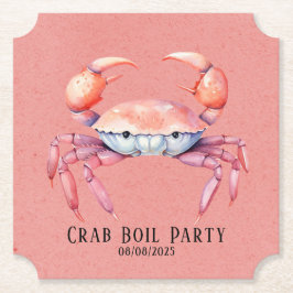 Trendfarbenes Crab Boil Party / Unternehmen Untersetzer