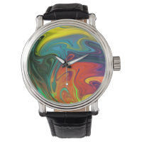 Trendfarbenes Neonorangefarbenes, blau-gelbes Grün