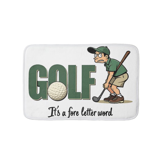 Trendgolfmatte mit tollen Angeboten Badematte (Vorderseite)