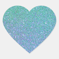 Trendgrün Aquamarin Blue Glitzer Pattern