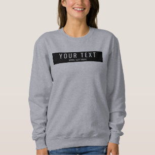 Trendig Benutzerdefiniert Fügen Sie Ihren Namen Te Sweatshirt