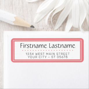 Trendig chic weißer einfacher typografischer Schri