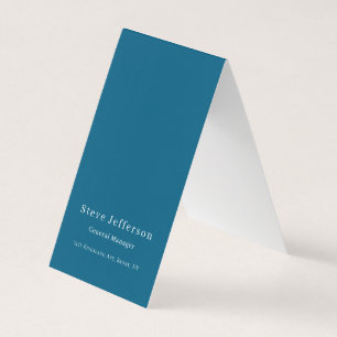 Trendig Stylisch Elegant Minimalistisch Einfach Bl Visitenkarten