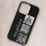 Trendige 3 Fotos und Name - Kann Schwarz ändern iPhone 13 Pro Hülle<br><div class="desc">Verwenden Sie 3 quadratische Fotos, um ein einzigartiges und persönliches Geschenk zu schaffen. Der Film Strip-Design enthält einen Bereich, um einen Namen oder anderen Text hinzuzufügen. Wenn Ihre Kunst noch angepasst werden muss, klicken Sie auf die Schaltfläche Diese anpassen. Das bringt Sie zu einem Designbereich, wo Sie Dinge bewegen und...</div>