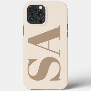 trendige Antique White mit Monogramm Case-Mate iPhone Hülle