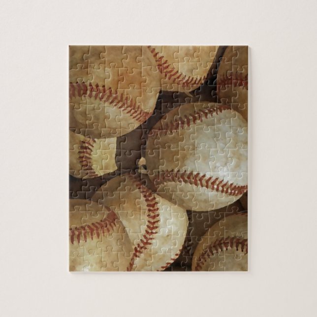 Trendige Baseball-Kunst Puzzle (Vertikal)