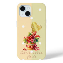 Trendige Bibel-Punkt-Beeren-Blumen-Cupcake-Herz