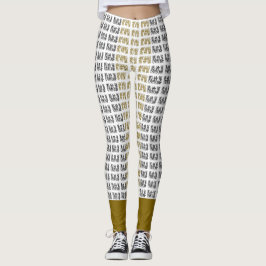 Trendige Blume Gras Capri Leggings