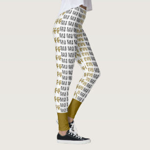 Trendige Blume Gras Capri Leggings