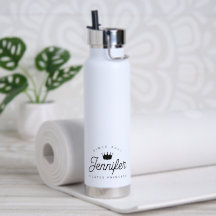 Trendige Chic Pilates Prinzessin Schwarze Typograf