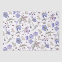 Trendige elegante lila Veilchen Wildblumen Party