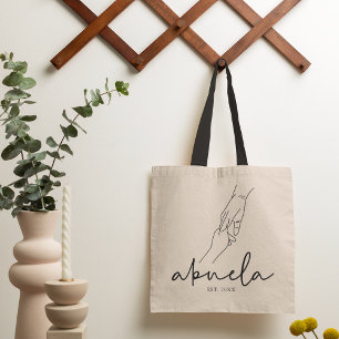 Trendige etablierte Abuela Tragetasche