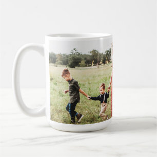 Trendige Familien-Erinnerungs-Fototasse Kaffeetasse