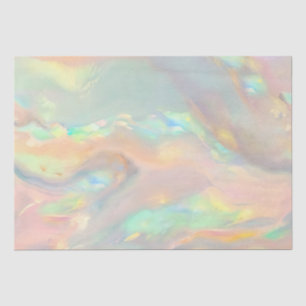 Trendige farbenfrohe falsche holografische Opal Seidenpapier
