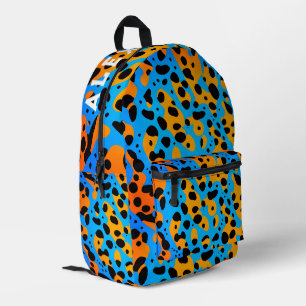 Trendige farbenfrohe Gradienten Leoparden Muster u Bedruckter Rucksack