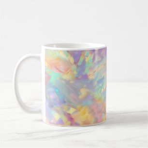Trendige farbenfrohe künstliche holografische Opal Kaffeetasse