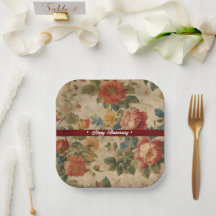 Trendige Florale Wasserfarbe Vintage-Kollektion