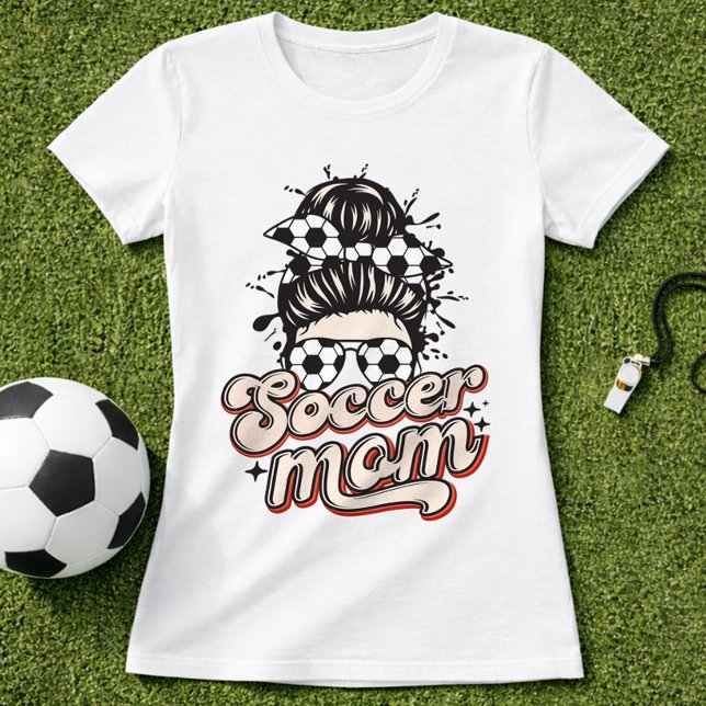 Trendige Fußball-Mutter-Cute-Style T-Shirt (Von Creator hochgeladen)