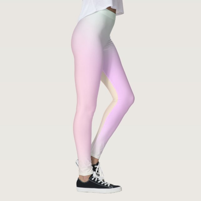Trendige Gradient-Leggings Leggings (Rechts)