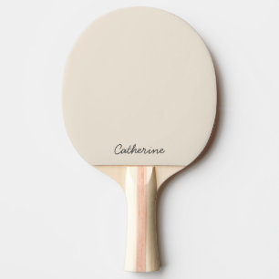 Trendige Haferflocken-Beige-Ping-Pong-Paddle mit i Tischtennis Schläger