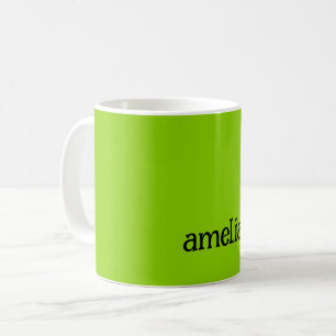 Trendige hellgrüne Personalisierte Kaffeetasse