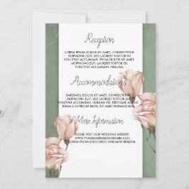 trendige Hochzeitsfeier im Grünen Einladung