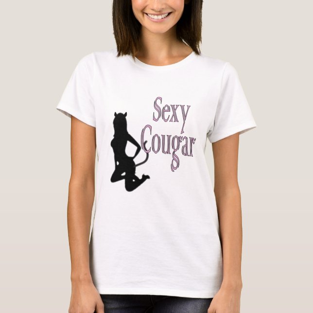 trendige Hot Silhouette T-Shirt (Vorderseite)
