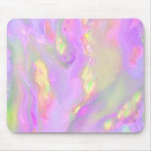 Trendige hübsche farbenfrohe abstrakte Wellen Mousepad