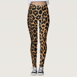 Trendige Leopard Muster Leggings für Tierdrucke
