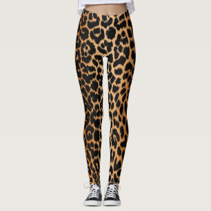 Trendige Leopard Muster Leggings für Tierdrucke