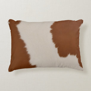 Trendige Luxus Elegante Faux-Rindleder-Kollektion Dekokissen