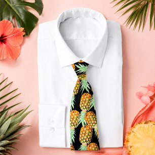 trendige Mädchen-chic tropische Sommerfrucht Anana Krawatte