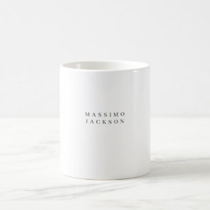 Trendige minimalistische elegante professionelle S Kaffeetasse