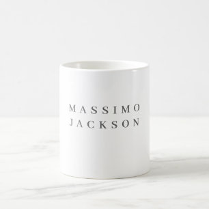 Trendige minimalistische elegante professionelle S Kaffeetasse